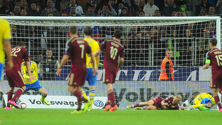 38-я минута. Гол Артема ДЗЮБЫ (№22). Фото Федор УСПЕНСКИЙ,