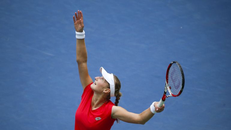 Екатерина МАКАРОВА в матче третьего круга переиграла украинку Элину Свитолину.. Фото REUTERS