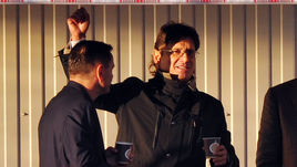 Сегодня. Москва. "Спартак-2" – "Волга" - 1:0. Леонид ФЕДУН (справа) и Дмитрий АЛЕНИЧЕВ на матче второй команды красно-белых.