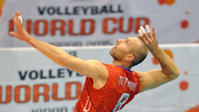 Сегодня. Хамамцу. Россия - Венесуэла - 3:0. Сергей ТЕТЮХИН. Фото fivb.org