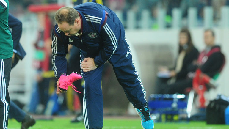 5 сентября. Москва. Тушино. Россия – Швеция – 1:0. Леонид СЛУЦКИЙ. Фото Федор УСПЕНСКИЙ,