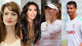 Джоли, Шарапова, Кардашьян и другие красавицы, на которых подписан Криштиану Роналду (18+)