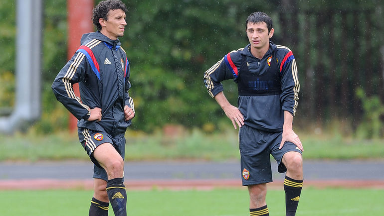 Роман ЕРЕМЕНКО и Алан ДЗАГОЕВ. Фото Александр ФЕДОРОВ,