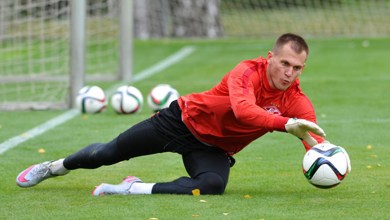 Сегодня. Тарасовка. Артем РЕБРОВ на тренировке. Фото Никита УСПЕНСКИЙ,