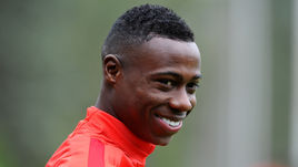 Вчера. Тарасовка. Квинси ПРОМЕС на тренировке.