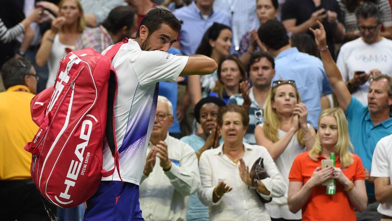 Пятница. Нью-Йорк. Травма и усталость не позволили чемпиону US Open-2014 Марину ЧИЛИЧУ оказать достойное сопротивление Новаку Джоковичу в полуфинале. Фото AFP