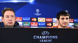 Сегодня. Вольфсбург. Леонид СЛУЦКИЙ и Алан ДЗАГОЕВ.