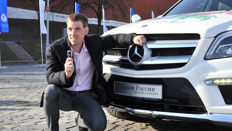 Дмитрий МАЛЫШКО на вручении автомобилей российским призерам Олимпийских игр. Фото Алексей ИВАНОВ,