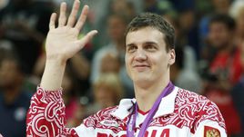 Александр КАУН с бронзовой медалью Олимпиады-2012 в Лондоне.