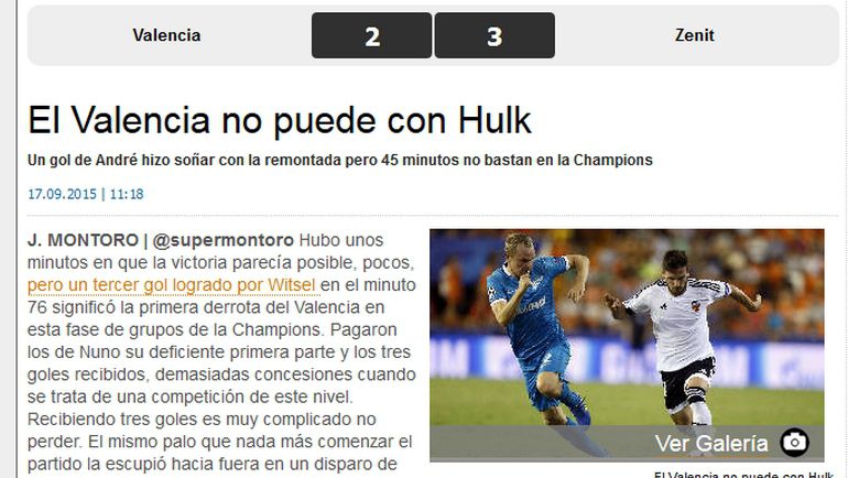 Superdeporte о матче