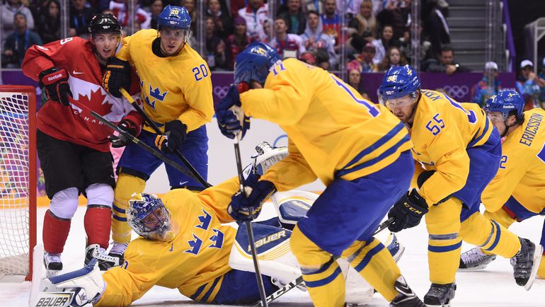 Швеция - финалист олимпийского турнира Сочи-2014. Фото AFP