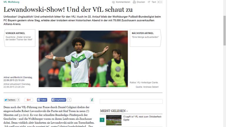 Wolfsburger Allgemеine Zeitung.