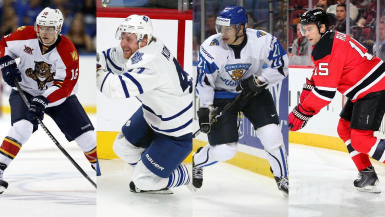 Александр БАРКОВ, Лео КОМАРОВ, Йонас ДОНСКОЙ и Туомо РУУТУ. Фото AFP/REUTERS