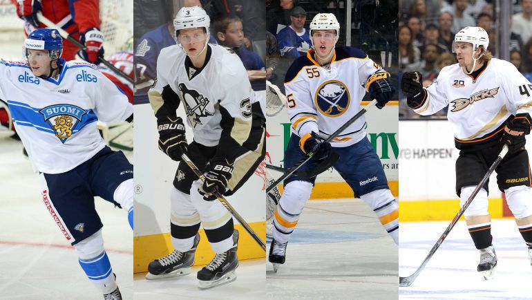 Юусо ХИЕТАНЕН, Олли МААТА, Расмус РИСТОЛАЙНЕН и Сами ВАТАНЕН. Фото AFP/REUTERS