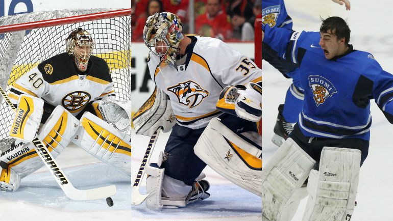 Туукка РАСК, Пекка РИННЕ и Юссе САРОС. Фото AFP/REUTERS