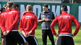 Сегодня. Баковка. Игорь ЧЕРЕВЧЕНКО на открытой тренировке перед субботним дерби против ЦСКА.