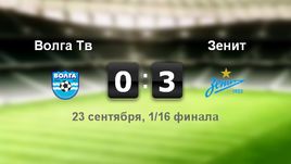 "Волга" (Тверь) - "Зенит". Лучшие моменты