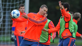 Вторник. Ватутинки. Алексей БЕРЕЗУЦКИЙ на тренировке ЦСКА.