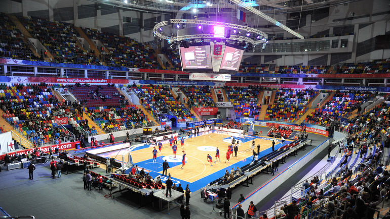 ЦСКА проводил домашние матчи Евролиги в ЦСКА проводил домашние матчи Евролиги в