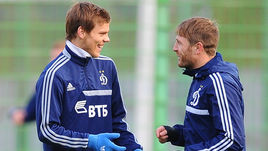 Октябрь 2013 года. Андрей ВОРОНИН (справа) и Александр КОКОРИН.