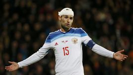 Вчера. Кишинев. Молдавия - Россия - 1:2. Роман ШИРОКОВ.