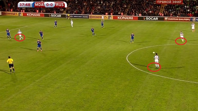 Роман ШИРОКОВ (слева), Павел МАМАЕВ (№5), Игорь ДЕНИСОВ и пустота. Фото Роман ШИРОКОВ (слева), Павел МАМАЕВ (№5), Игорь ДЕНИСОВ и пустота. Фото