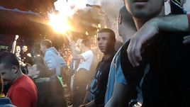 Черногорец, бросивший файер в Акинфеева. Как это было 