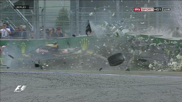 Жуткая авария Ромэна ГРОЖАНА на Жуткая авария Ромэна ГРОЖАНА на