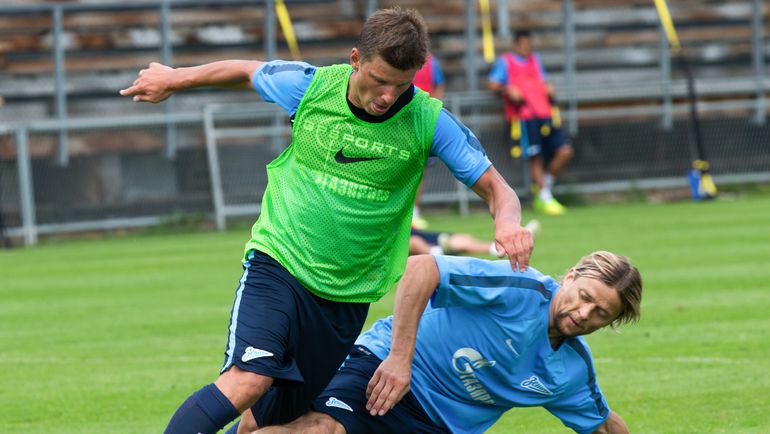 Андрей АРШАВИН и Анатолий ТИМОЩУК. Фото Вячеслав ЕВДОКИМОВ, ФК Андрей АРШАВИН и Анатолий ТИМОЩУК. Фото Вячеслав ЕВДОКИМОВ, ФК