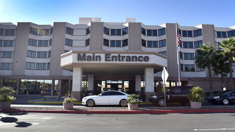 Больница в Санрайзе, куда был доставлен Ламар ОДОМ. Фото AFP Больница в Санрайзе, куда был доставлен Ламар ОДОМ. Фото AFP