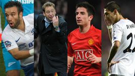 Матье ВАЛЬБУЭНА, Леонид СЛУЦКИЙ, Зоран ТОШИЧ и Анхель ДИ МАРИЯ.