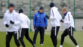 Андрей Кобелев на тренировке