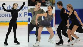 Юлия ЛИПНИЦКАЯ, Ксения СТОЛБОВА/Федор КЛИМОВ и Виктория СИНИЦИНА/Никита КАЦАЛАПОВ.