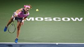 Сегодня. Москва. Светлана КУЗНЕЦОВА в матче с Анастасией ПАВЛЮЧЕНКОВОЙ.