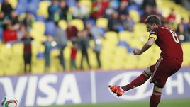 25 октября. Консепсьон. Россия - ЮАР - 2:0. Автор дубля Георгий МАХАТАДЗЕ.