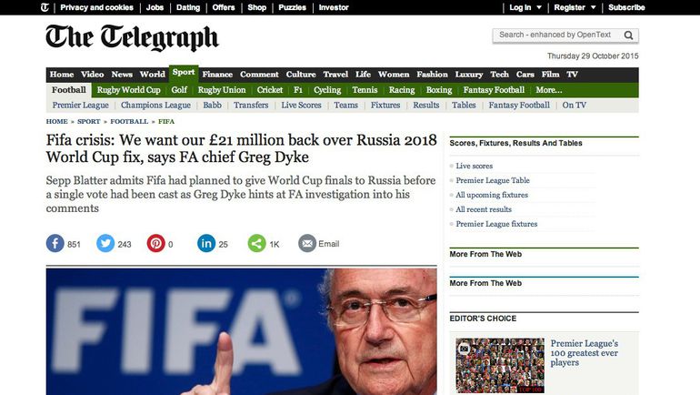 The Telegraph. The Telegraph.