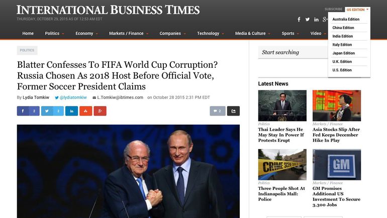 International Business Times. International Business Times.