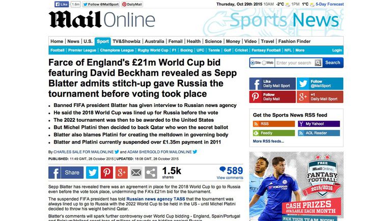 Daily Mail. Daily Mail.