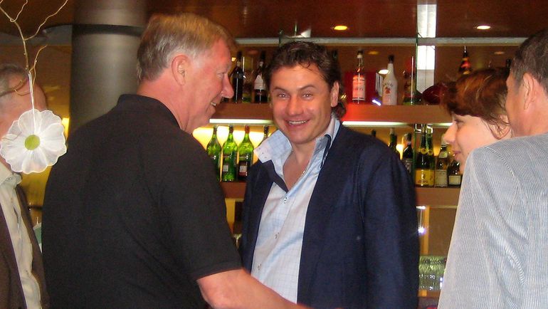 20 мая 2008 года. Алекс ФЕРГЮСОН (слева) и Андрей КАНЧЕЛЬСКИС перед финалом Лиги чемпионов в Москве. Фото Григорий ТЕЛИНГАТЕР 20 мая 2008 года. Алекс ФЕРГЮСОН (слева) и Андрей КАНЧЕЛЬСКИС перед финалом Лиги чемпионов в Москве. Фото Григорий ТЕЛИНГАТЕР