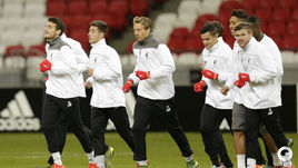 Тренировка "Ливерпуля" на "Казань-Арене"