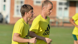 Владислав ИГНАТЬЕВ (справа) и Андрей АРШАВИН на тренировке