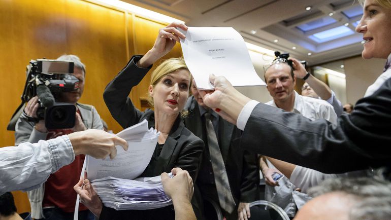 В понедельник комиссия Всемирного антидопингового агентства обнародовала доклад о результатах расследования об использовании допинга в российской легкой атлетике. Фото AFP В понедельник комиссия Всемирного антидопингового агентства обнародовала доклад о результатах расследования об использовании допинга в российской легкой атлетике. Фото AFP