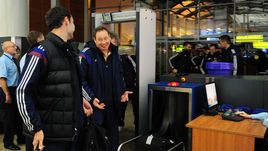 Вторник. Шереметьево. Сборная России улетает в Краснодар в хорошем настроении.