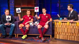 Слуцкий, Дзюба и Черышев в гостях у Урганта. "Инстаграм" за неделю