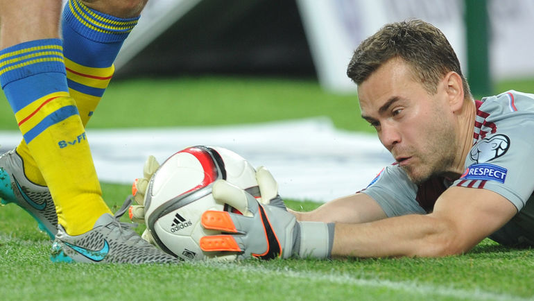 Игорь АКИНФЕЕВ - один из героев России в отборочном цикле Euro-2016. В том числе благодаря игре против Швеции. Фото Никита УСПЕНСКИЙ, Игорь АКИНФЕЕВ - один из героев России в отборочном цикле Euro-2016. В том числе благодаря игре против Швеции. Фото Никита УСПЕНСКИЙ,