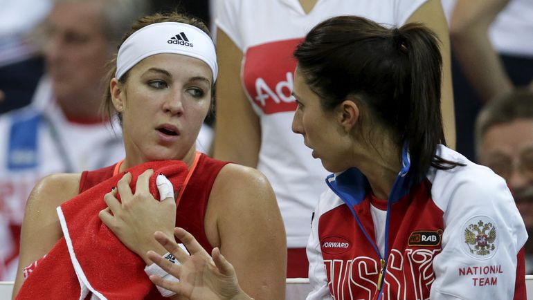 Анастасия ПАВЛЮЧЕНКОВА и Анастасия МЫСКИНА. Фото REUTERS Анастасия ПАВЛЮЧЕНКОВА и Анастасия МЫСКИНА. Фото REUTERS