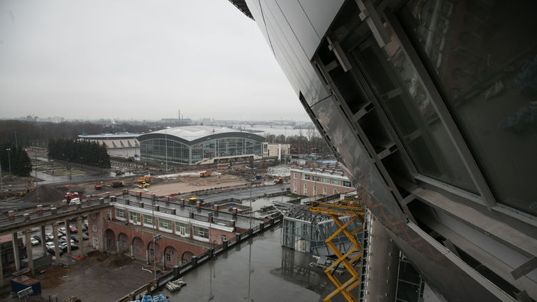 Среда. Санкт-Петербург. Вид на местность со стадиона. Фото Кристина КОРОВНИКОВА Среда. Санкт-Петербург. Вид на местность со стадиона. Фото Кристина КОРОВНИКОВА