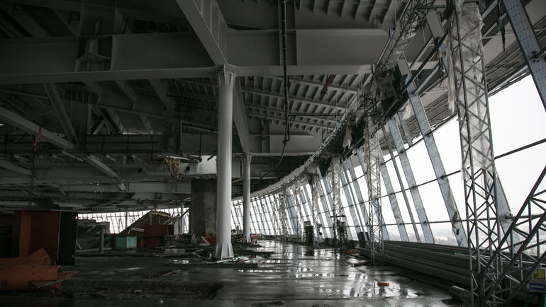 Среда. Санкт-Петербург. Строительство стадиона на Крестовском острове. Фото Кристина КОРОВНИКОВА Среда. Санкт-Петербург. Строительство стадиона на Крестовском острове. Фото Кристина КОРОВНИКОВА