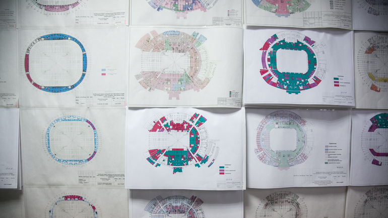 Среда. Санкт-Петербург. Строительство стадиона на Крестовском острове. Фото Кристина КОРОВНИКОВА Среда. Санкт-Петербург. Строительство стадиона на Крестовском острове. Фото Кристина КОРОВНИКОВА