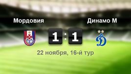 "Мордовия" - "Динамо". Лучшие моменты